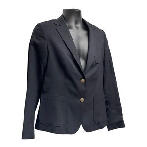 GAP Navy Tailored Blazer Women’s Medium Classic Workwear Career Jacket